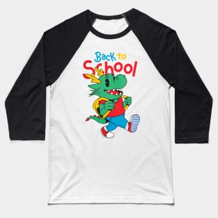 Back to school dragon cartoon Baseball T-Shirt